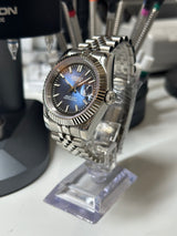 Seiko MOD - Datejust 36/40mm Acier Cadran BLEU