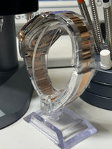 Seiko MOD - N.A Classic Date 36/40mm Acier Cadran CHOCOLAT / BI-TON or rose/acier