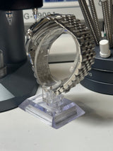 Seiko MOD - N.A Classic Date 36/40mm Acier Cadran Arabic ROSR POUDRÉ