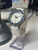 Seiko MOD - Type BLANCPAIN fifty Fathoms Lunette luminescente CADRAN blanc OEM