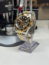 Seiko MOD - GMT Céramique Or Jaune/acier Bi ton