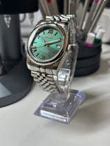 Seiko MOD - Datejust 36/40mm Acier Cadran ROMAIN Vert