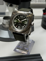 *new* Seiko MOD - Square lunette slim 42.5mm Manufacture Cadran vert chasse