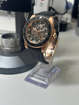 Seiko MOD - Skeletton Concept PVD Or rose Black