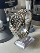 Seiko MOD - Datejust 36/40mm Acier Cadran noir