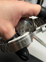 OMEGA X SWATCH - "IRONSPACE" Pièce UNIQUE - CUSTOM MOONSWATCH Boitier V2 spécial/Lunette Acier / bracelet v2.5