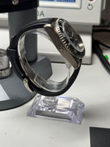 Seiko MOD - N.A Classic Diver - BOITIER TITAN cadran BLACK CARBON Piece unique