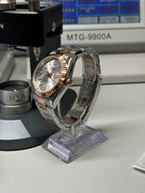 Seiko MOD - Datejust 36/40mm Acier/OR ROSE Cadran blanc bâton