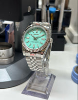 Seiko MOD - Datejust 36/40mm Acier Cadran Tiffany type OP