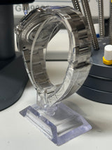 Seiko MOD - N.A Classic Date 36/40mm Acier Cadran Arabic NOIR ONYX