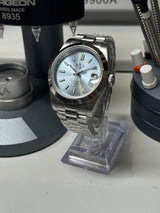 Seiko MOD - N.A Classic Date 36/40mm Acier Cadran ICE BLUE