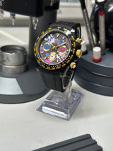 Seiko MOD - Daytona Lunette céramique ARTWORK black PVD/GOLD