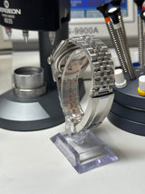 Seiko MOD - Datejust 36/40mm Acier Arabic DIAL ROSE POUDRE