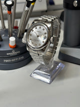 Seiko MOD - Datejust 36/40mm Acier DIAL ICE BLANC - indexe Zirconium