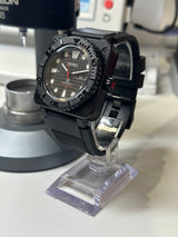 Seiko MOD - Type Square DIVER 42.5mm PVD NOIR Manufacture Cadran Gaufré Noir