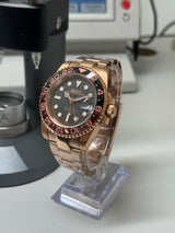 Seiko MOD - GMT Céramique Or Rose