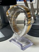 Seiko MOD - N.A Classic Diver Céramique BLEU BI-TON or Jaune/Acier