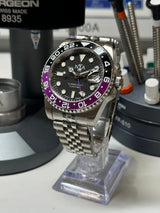 Seiko MOD - N.A Classic GMT ALU Noir/Bleu JOKER