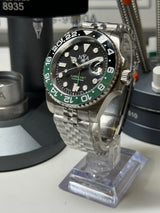 Seiko MOD - N.A Classic GMT Céramique Noir/Vert "SPRITE"
