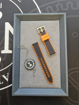 Bracelet "Fusion" Nylon tressé/Rubber FKM