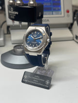 ARC - N.A - Boitier 904L bracelet intégré RUBBER Cadran Bleu Marine