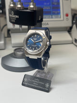 ARC - N.A - Boitier 904L bracelet intégré RUBBER Cadran Bleu Marine