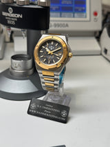 ARC - N.A - Boitier 904L OR/ACIER bracelet intégré Cadran Carbon forgé - Pièce Unique