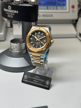 ARC - N.A - Boitier 904L OR/ACIER bracelet intégré Cadran Carbon forgé - Pièce Unique