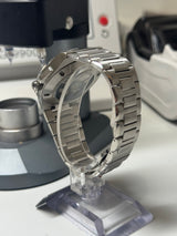 ARC - N.A - Boitier 904L bracelet intégré Cadran Météorite Bleu Pièce Unique "RARE"