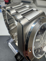 ARC - N.A - Boitier 904L bracelet intégré Cadran Météorite Bleu Pièce Unique "RARE"