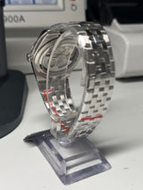 Seiko Mod - Land Dweller Pièce Unique 40mm cadran gauffré Ice blue