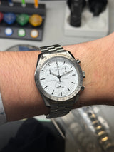 OMEGA X SWATCH -  "IRONSPACE" Pièce UNIQUE - CUSTOM MOONSWATCH Boitier V2 spécial/Lunette Acier / bracelet v2.5
