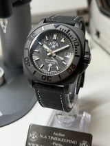 Natk - PVD NOIR Cadran Carbon forgé one of one Boîtier Marina