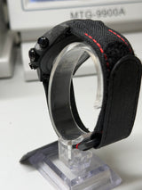 APEX - BOITIER CARBON FORGÉ R-01.RED/GA "VENDETTA" Chronographe SQUELETTE Automatique * PIECE UNIQUE *