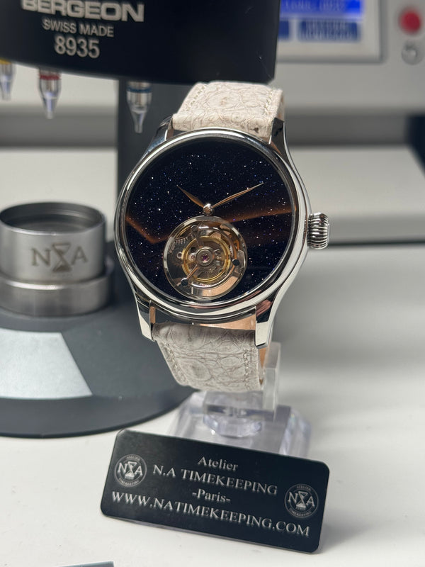 Tourbillon Minéral - pièce unique - cadran AVENTURINE