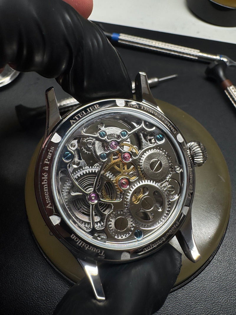 Tourbillon Minéral - pièce unique - cadran AVENTURINE