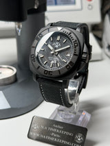 Natk - PVD NOIR Cadran Carbon forgé one of one Boîtier Marina