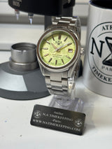 N.A- SHIBUSA - cadran VERT Pistache - MATCHA -  boîtier 38/40mm