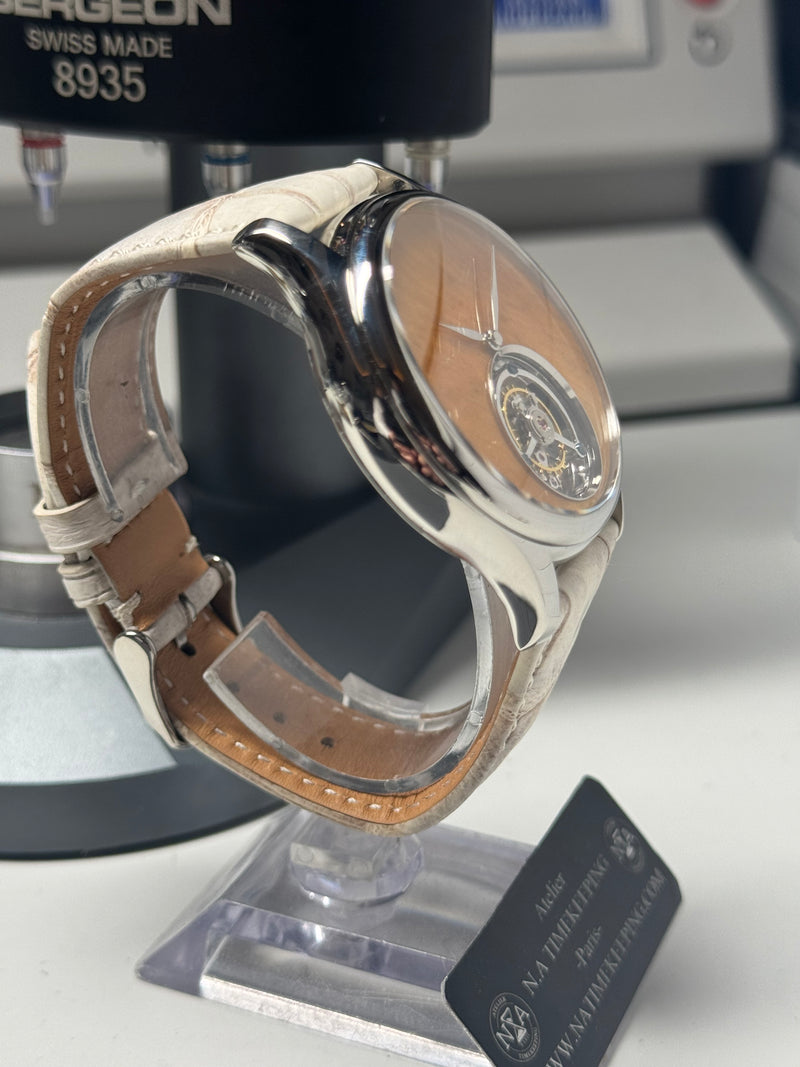 Tourbillon Minéral - pièce unique - cadran ŒIL DE TIGRE