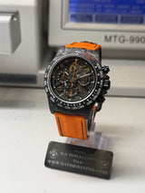 APEX - BOITIER CARBON FORGÉ R-01.OG/GA "IGNITION" Chronographe SQUELETTE Automatique * PIECE UNIQUE *