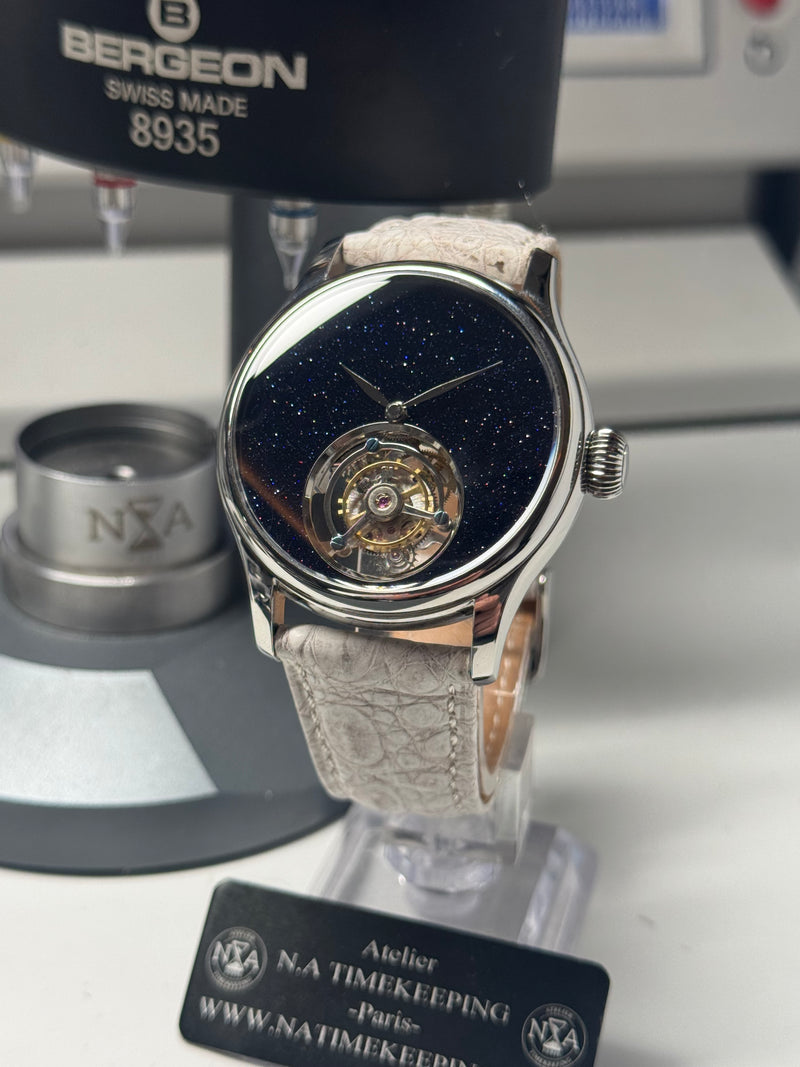 Tourbillon Minéral - pièce unique - cadran AVENTURINE