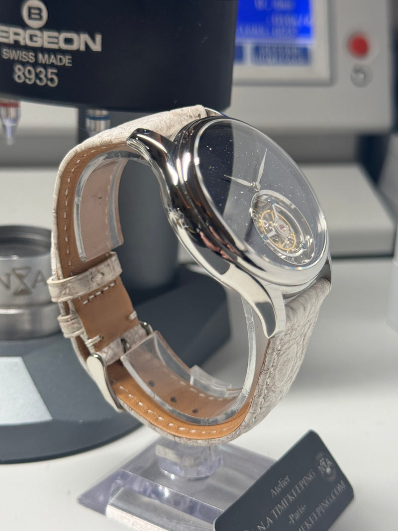 Tourbillon Minéral - pièce unique - cadran AVENTURINE