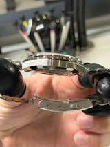 OMEGA X SWATCH -  "IRONSPACE" Pièce UNIQUE - CUSTOM MOONSWATCH Boitier V2 spécial/Lunette Acier / bracelet v2.5