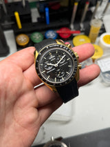 OMEGA X SWATCH / MOONSWATCH CUSTOM - Signature STEEL Model / MISSION TO THE MOON