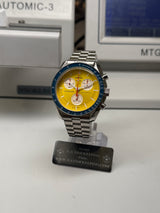 OMEGA X SWATCH / MOONSWATCH CUSTOM - "SUNFIRE" Pièce Unique boitier V2 Bracelet V2
