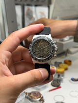 APEX - BOITIER CARBON FORGÉ R-02.BLK/GA "ALPINA" Chronographe SQUELETTE Automatique * PIECE UNIQUE *