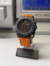 APEX - BOITIER CARBON FORGÉ R-01.OG/GA "IGNITION" Chronographe SQUELETTE Automatique * PIECE UNIQUE *