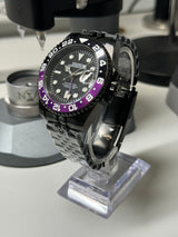 Seiko MOD - GMT JOKER PVD NOIR full black