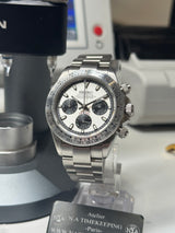 Seiko MOD - Daytona Lunette acier Matt cadran vintage Bracelet Acier