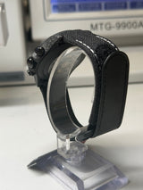 APEX - BOITIER CARBON FORGÉ R-01.BLK/GA "GREYFALL" Chronographe SQUELETTE Automatique * PIECE UNIQUE *